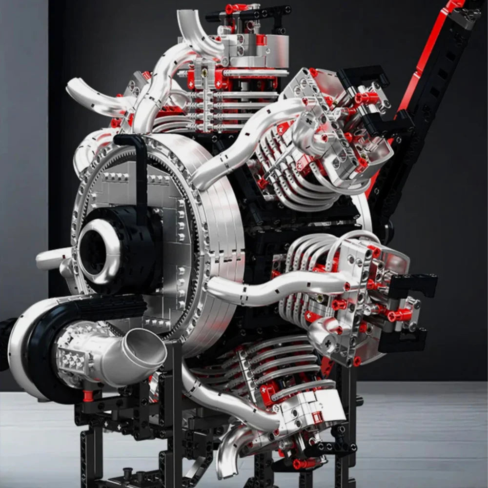 Mechanical Radial Aviation Engine 3090PCS