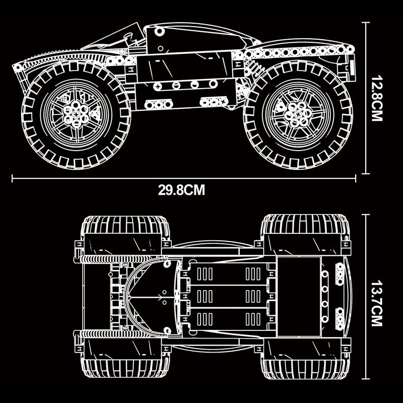 The ultimate Off Roader4x4 1120PCS