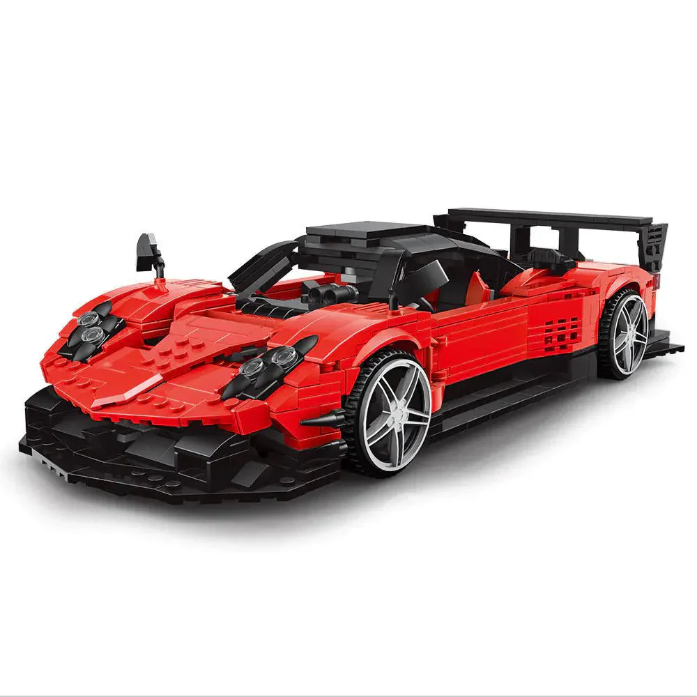 Red Speed Car Son Wind R 1278PCS