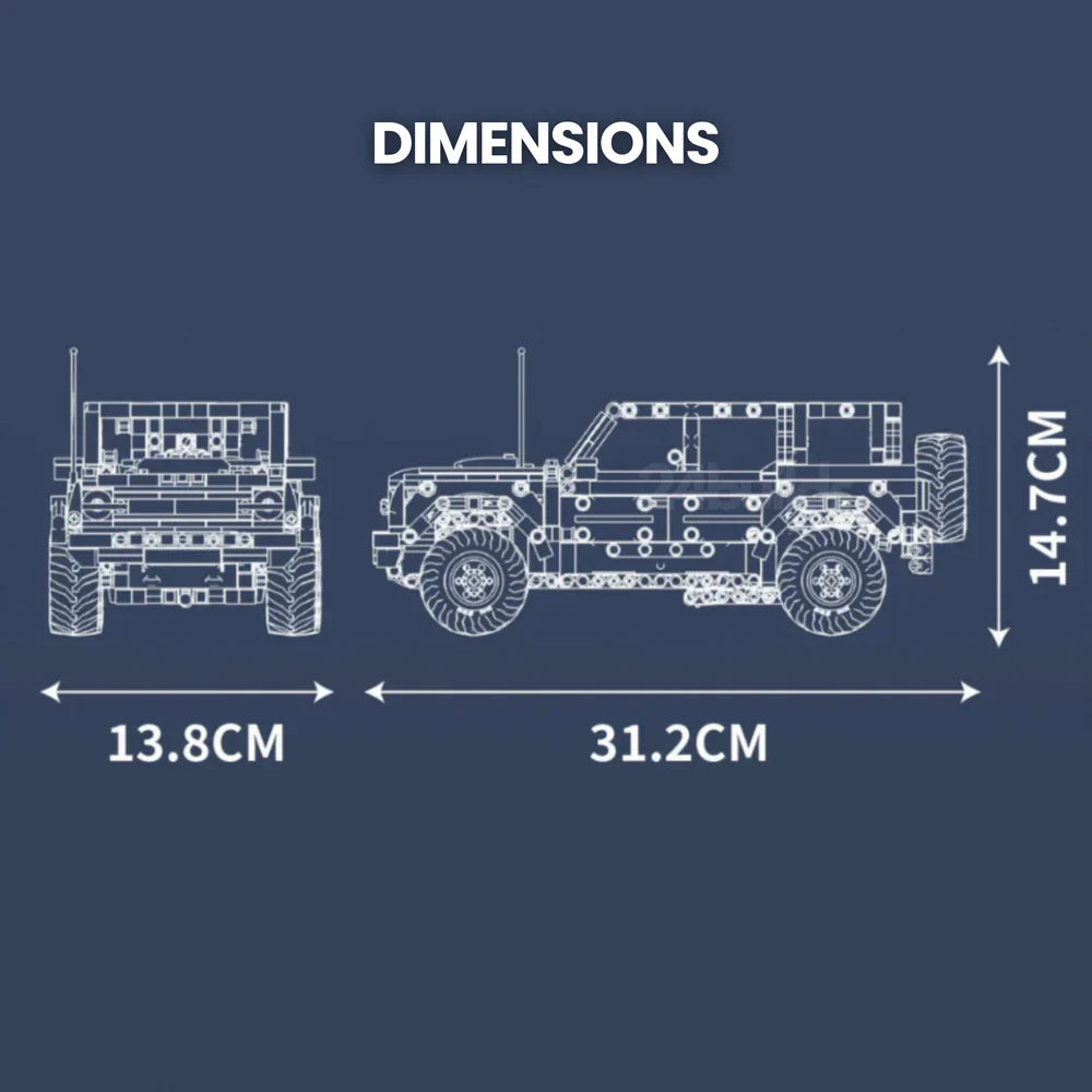 American 4x4 Off-Roader 828PCS