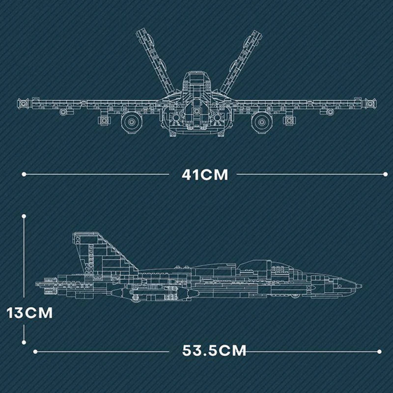 F-18 Plane 1387PCS