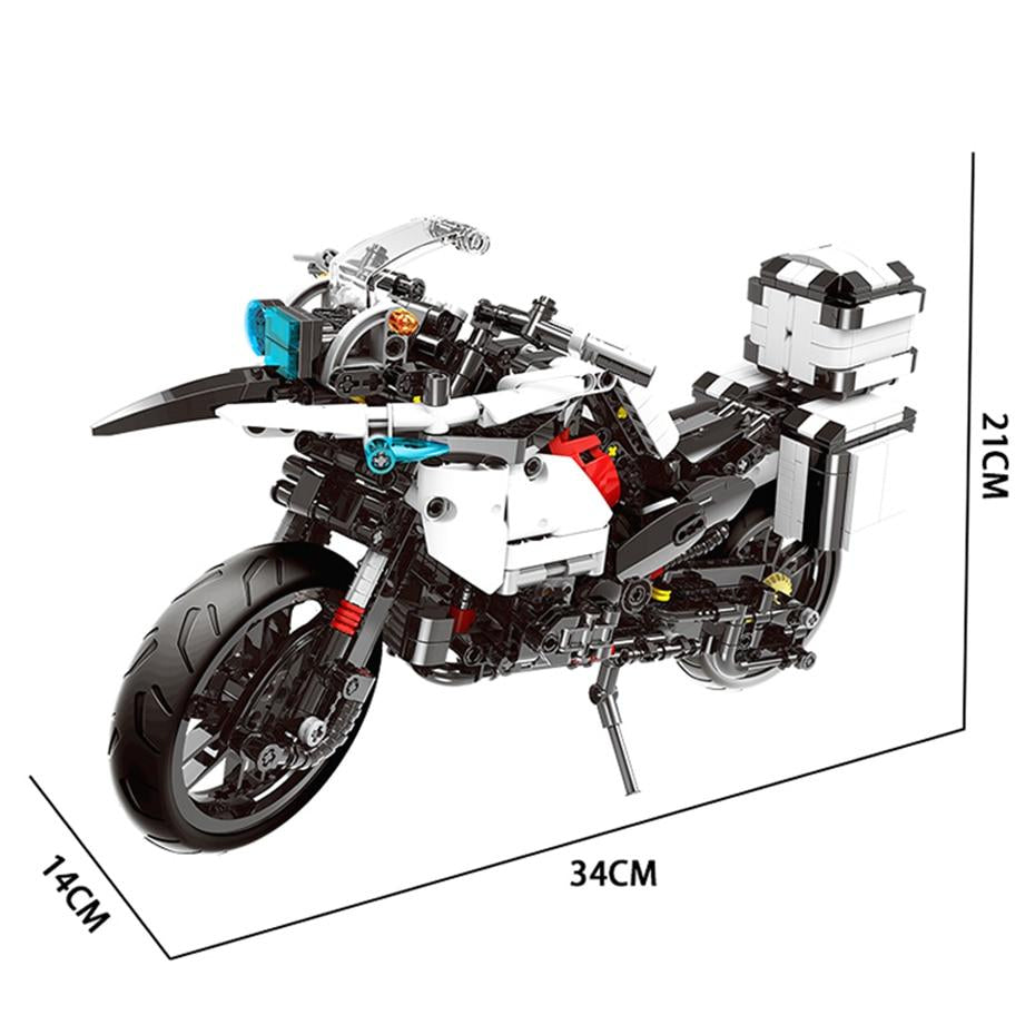 Police Patrol Bike 1010PCS