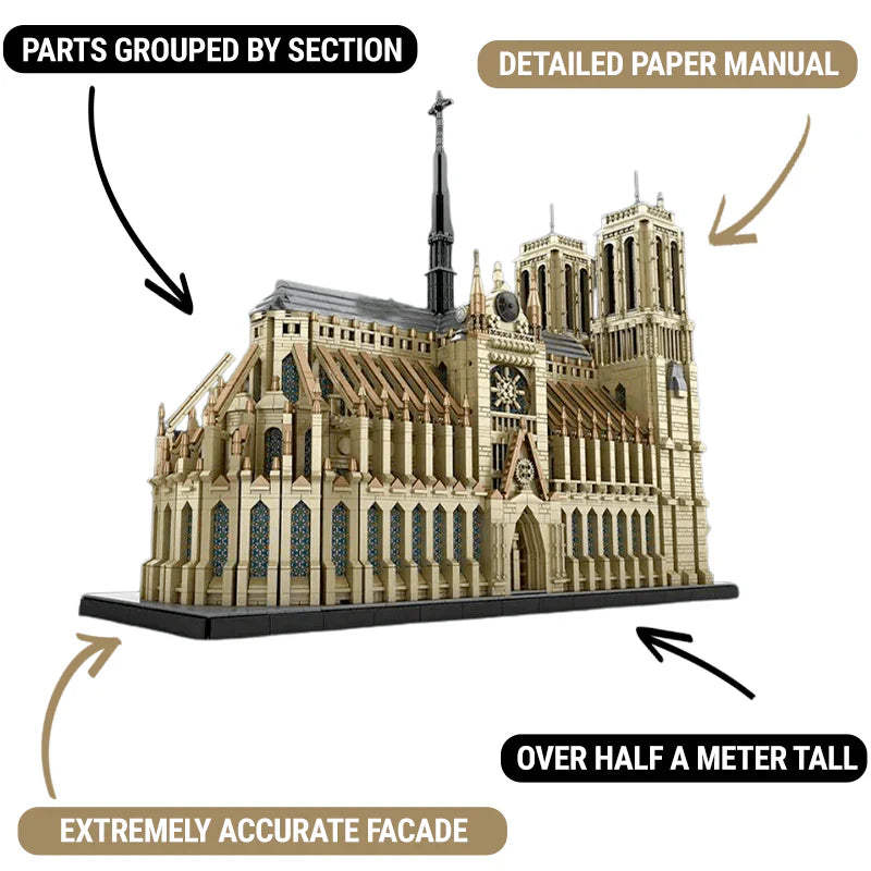 Cathedral of Notre-Dame 8868PCS