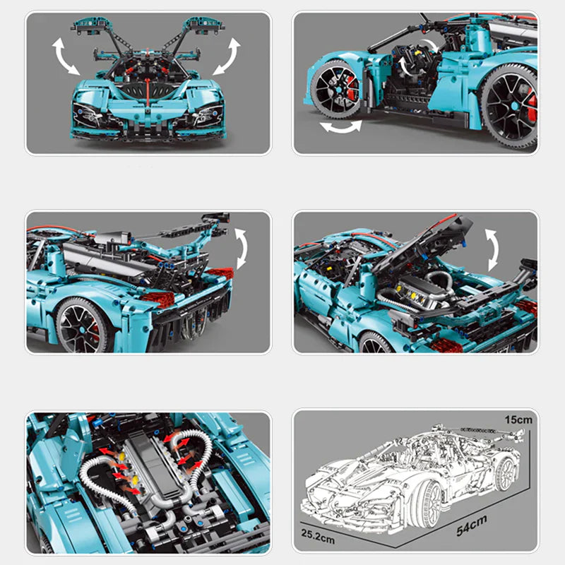 Blue HongQi S9 Hypercar 3502PCS
