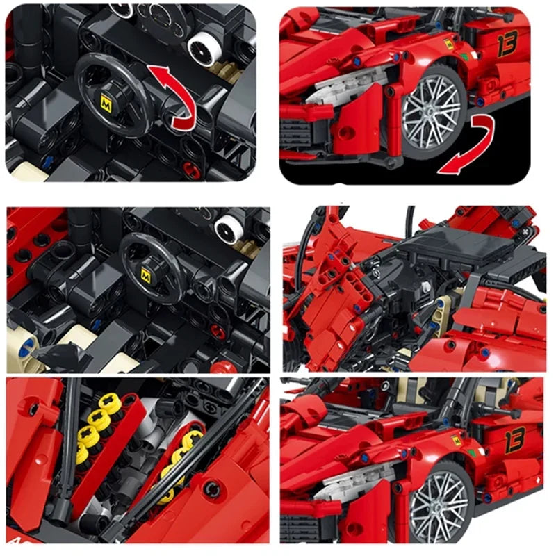 Red Laferrari Supersport 1659PCS