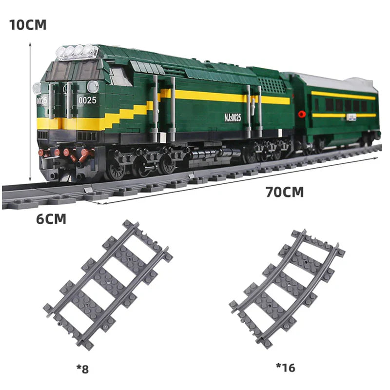 World Railway Train 2086PCS