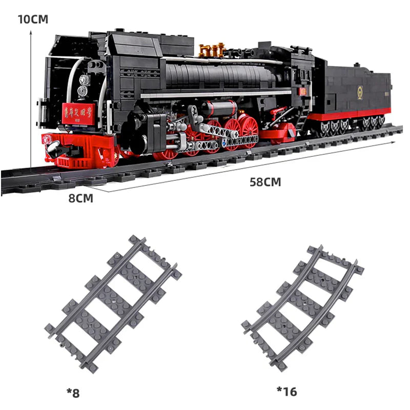 World Railway Hith-tech Train 1552PCS