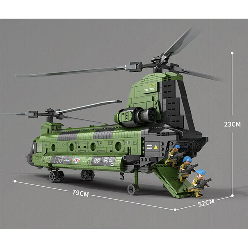 CH-47 Transport Helicopter 1622PCS