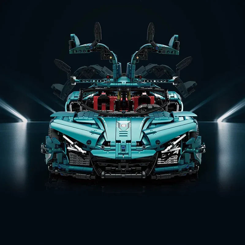 Blue Satin Emotion Series Hypercar 3468PCS