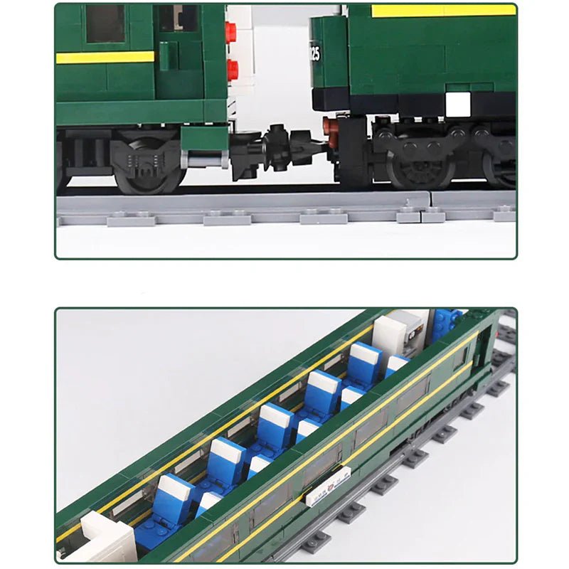 World Railway Train 2086PCS