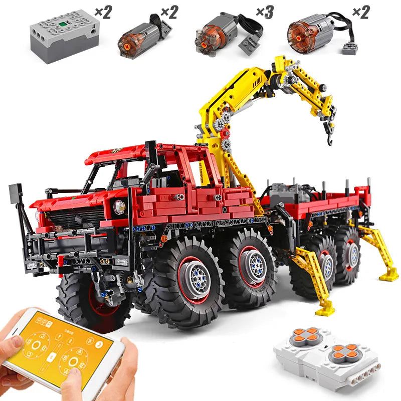 8×8 All-Terrain Articulated Logging Truck 3068PCS