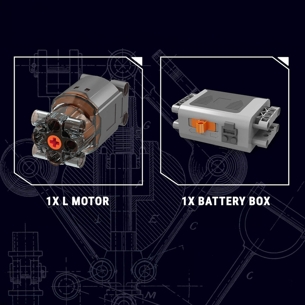 The V12 Engine & Gearbox 3472PCS