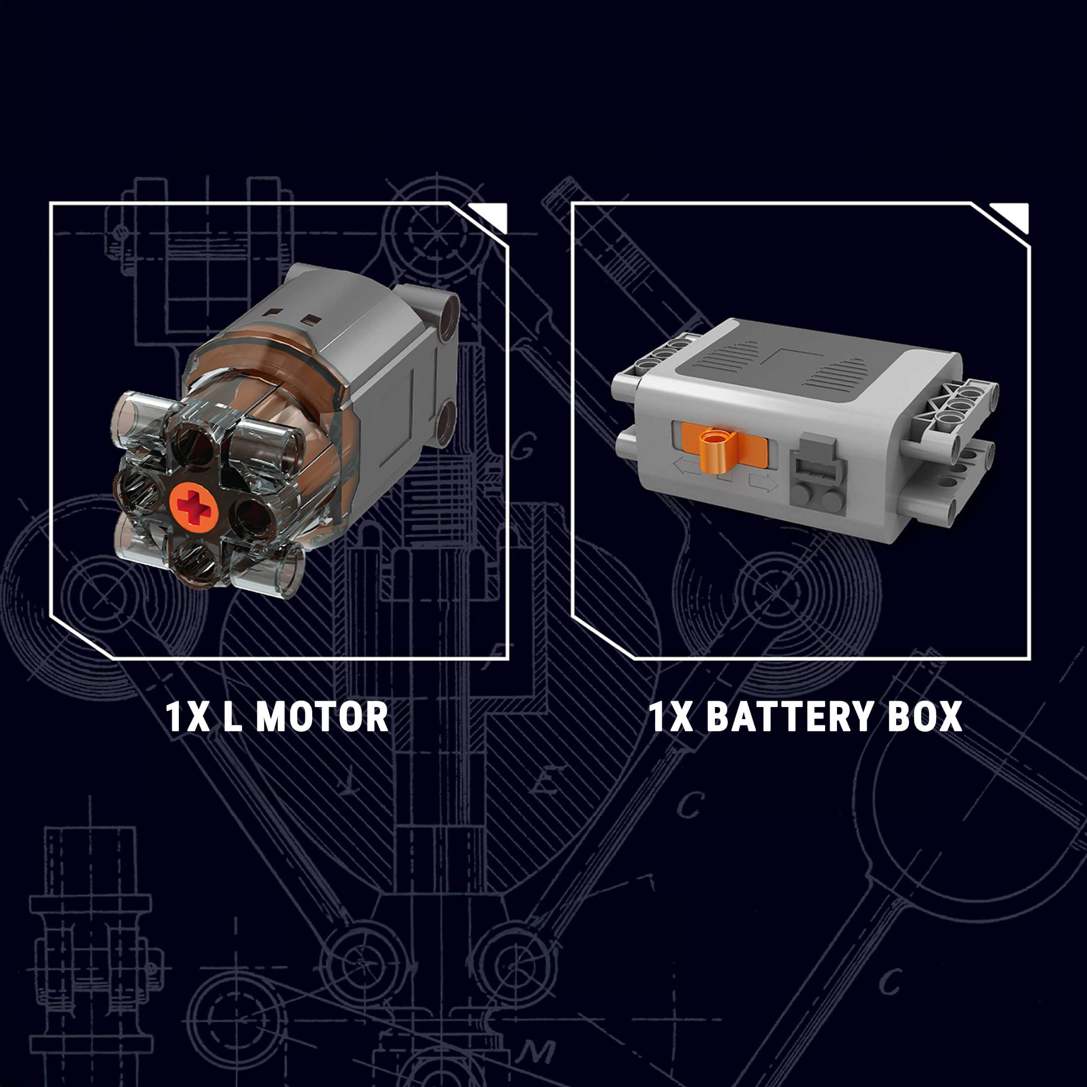The V12 Engine & Gearbox 3472PCS