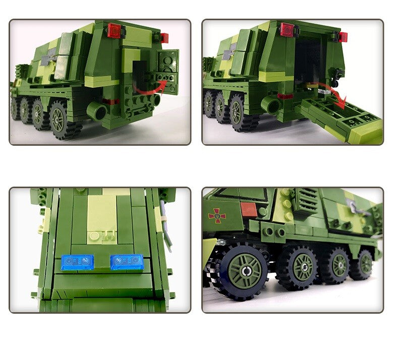 Medical Armored Vehicle 483PCS