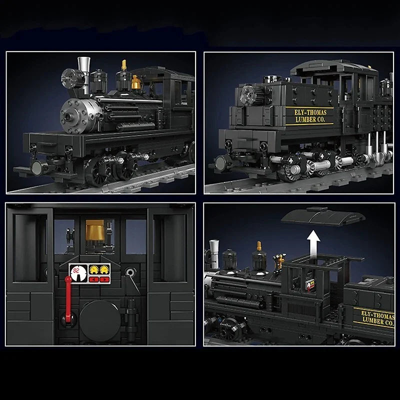 Shay-Type Locomotive Train 880PCS