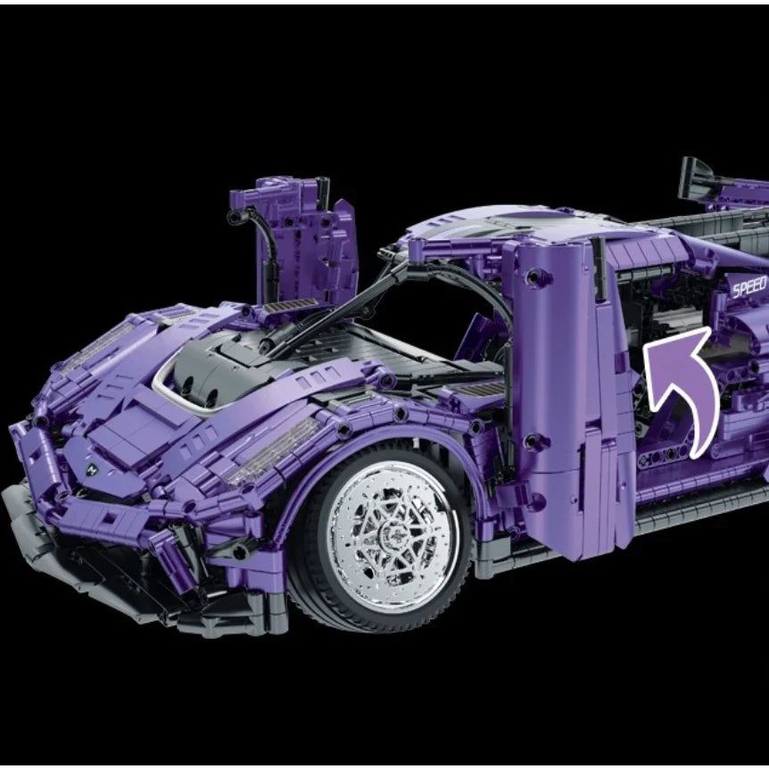 Purple swedish hypercar 2861PCS
