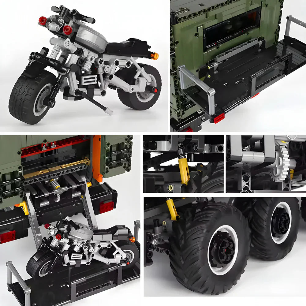 Unimog 6x6 Off-Road Truck 6690PCS