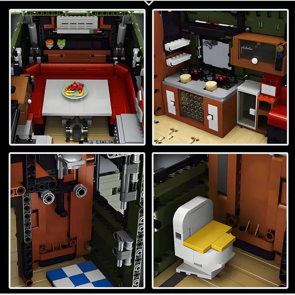 Unimog 6x6 Off-Road Truck 6690PCS