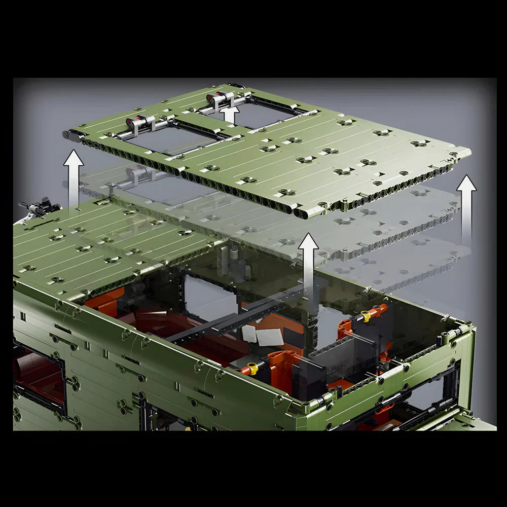 Unimog 6x6 Off-Road Truck 6690PCS