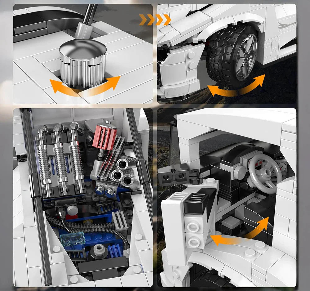 Knight Race Truck 1604PCS