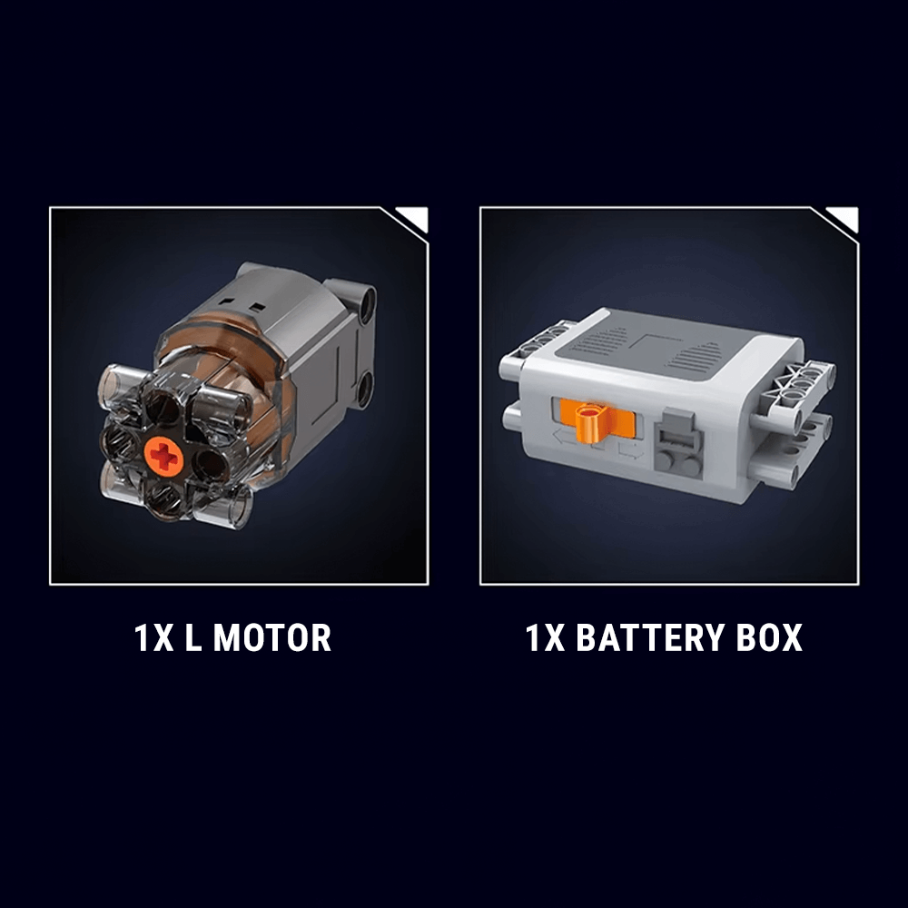German V8 Engine With Gearbox 1169PCS
