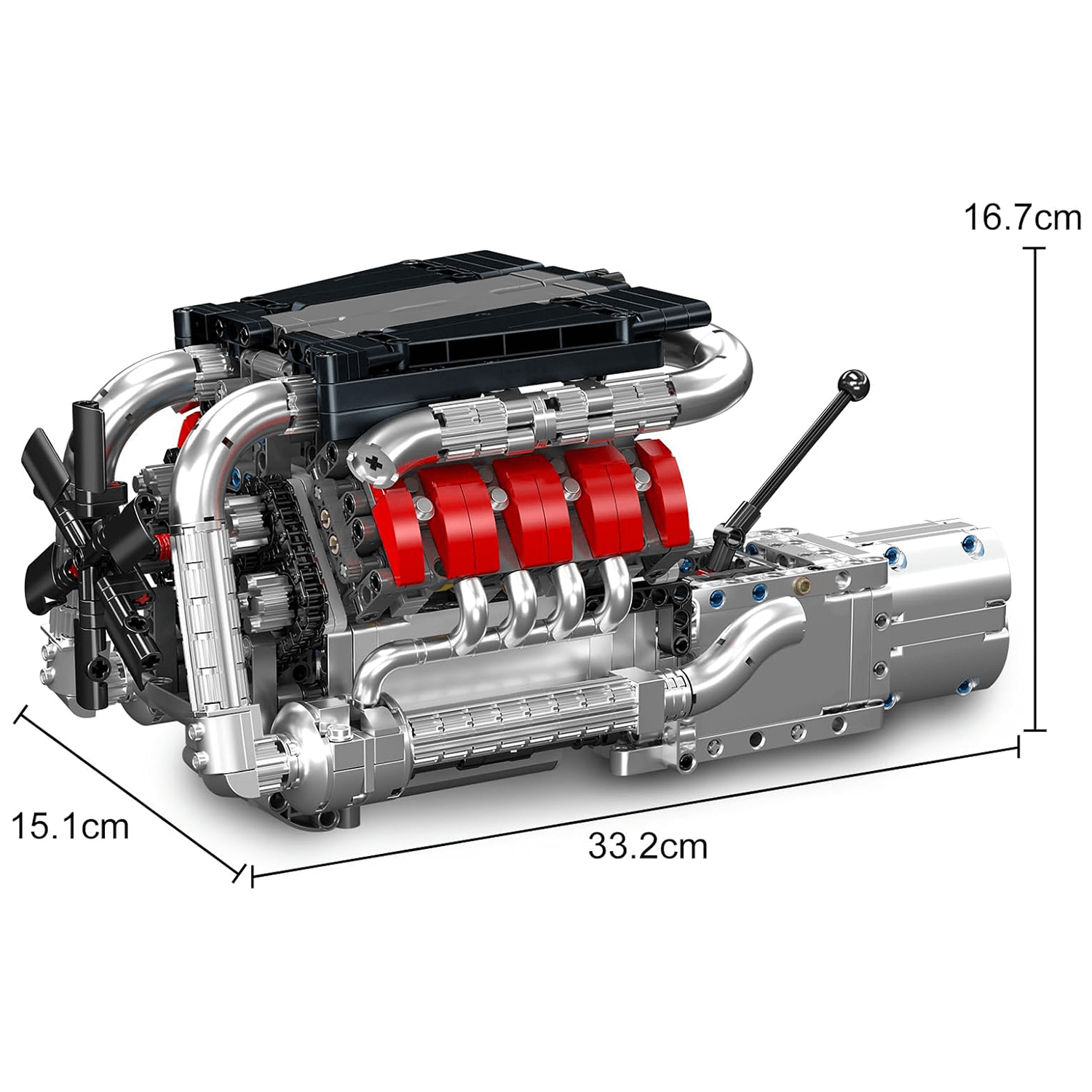 German V8 Engine With Gearbox 1169PCS