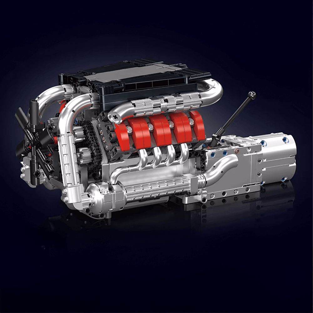 German V8 Engine With Gearbox 1169PCS