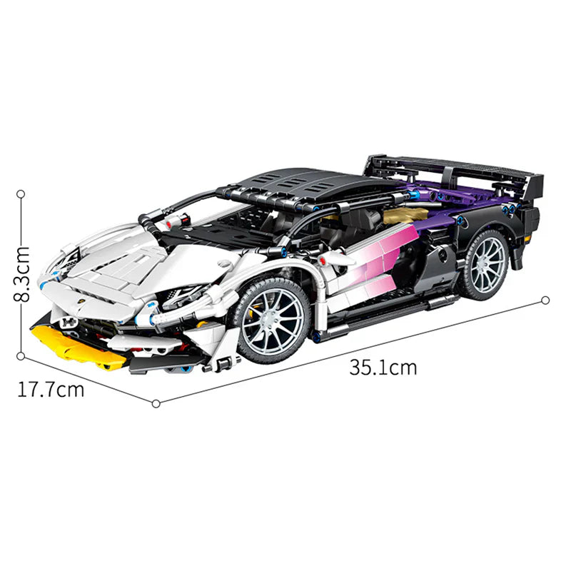 RC Colorful ventador Bull 1337PCS
