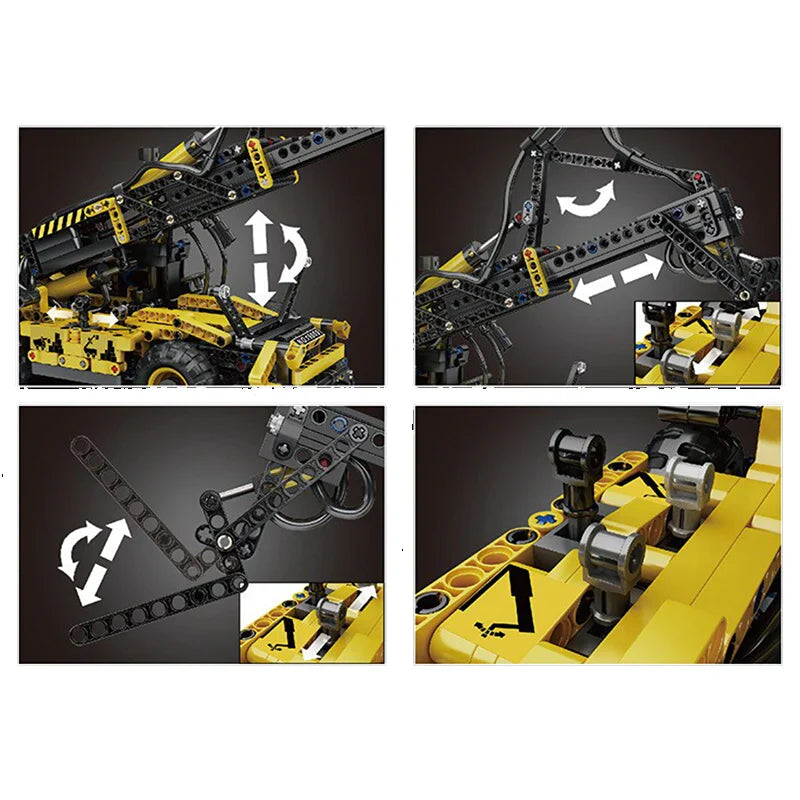 Pneumatic Telescopic Forklift 803PCS
