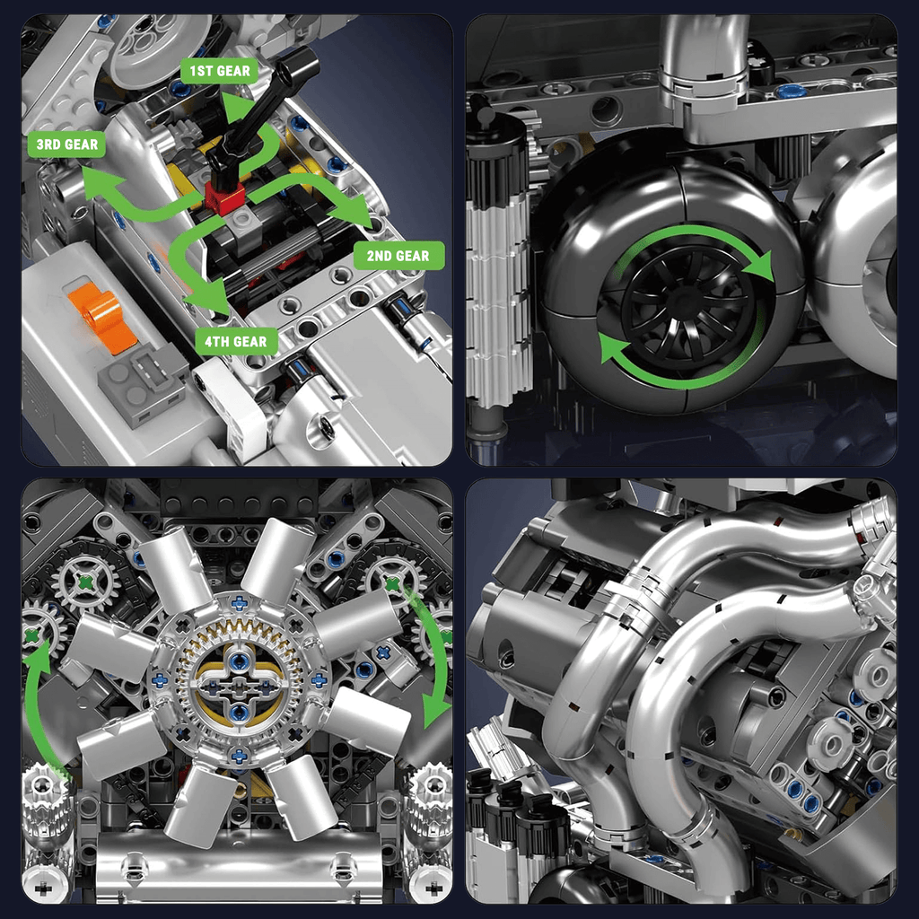 Hypercar W16 Engine & Gearbox 2024PCS