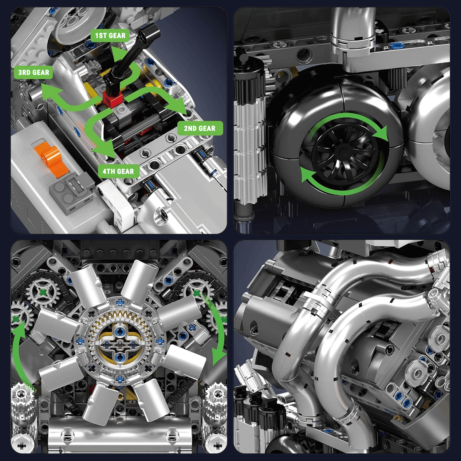 Hypercar W16 Engine & Gearbox 2024PCS