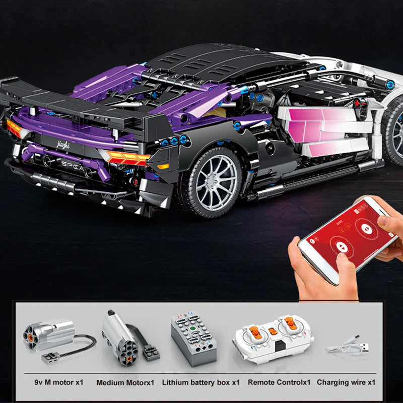 RC Colorful ventador Bull 1337PCS