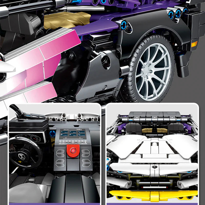 RC Colorful ventador Bull 1337PCS