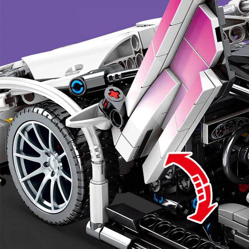 RC Colorful ventador Bull 1337PCS
