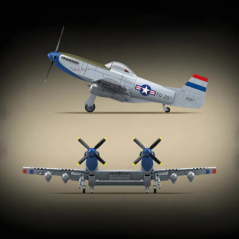 F-82 Twin Mustang WW2 Fighter Jet 1108PCS